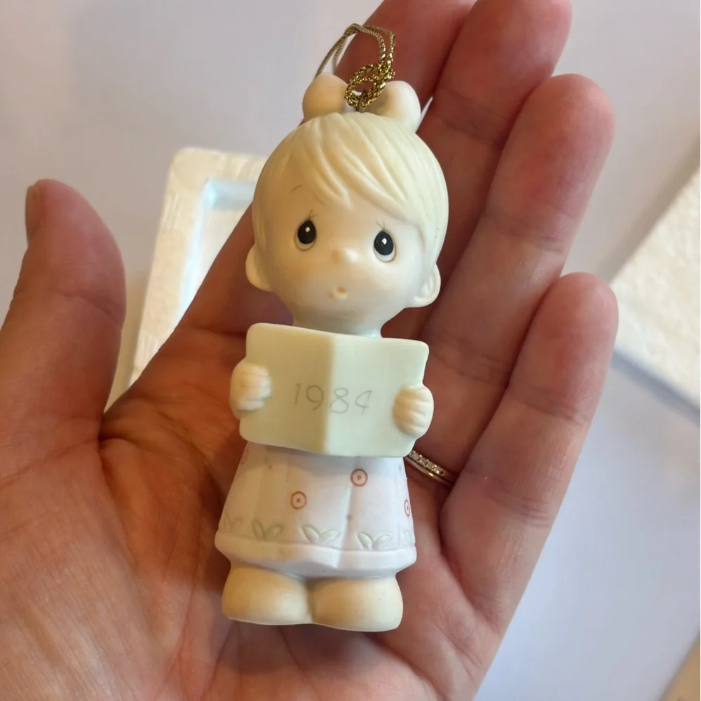 VINTAGE PRECIOUS MOMENTS Christmas Ornament Christmas Wish 1984‎ NIB